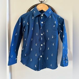 Children’s Place - Penguins Button Down - 3T